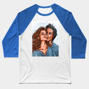 Richard Chamberlain, Rachel Ward Baseball T-Shirt